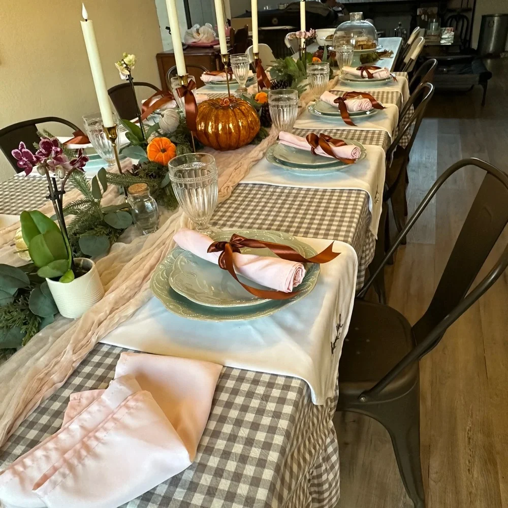 NWT 4 White Cheesecloth‎ Table Runners 35x120 Inches each